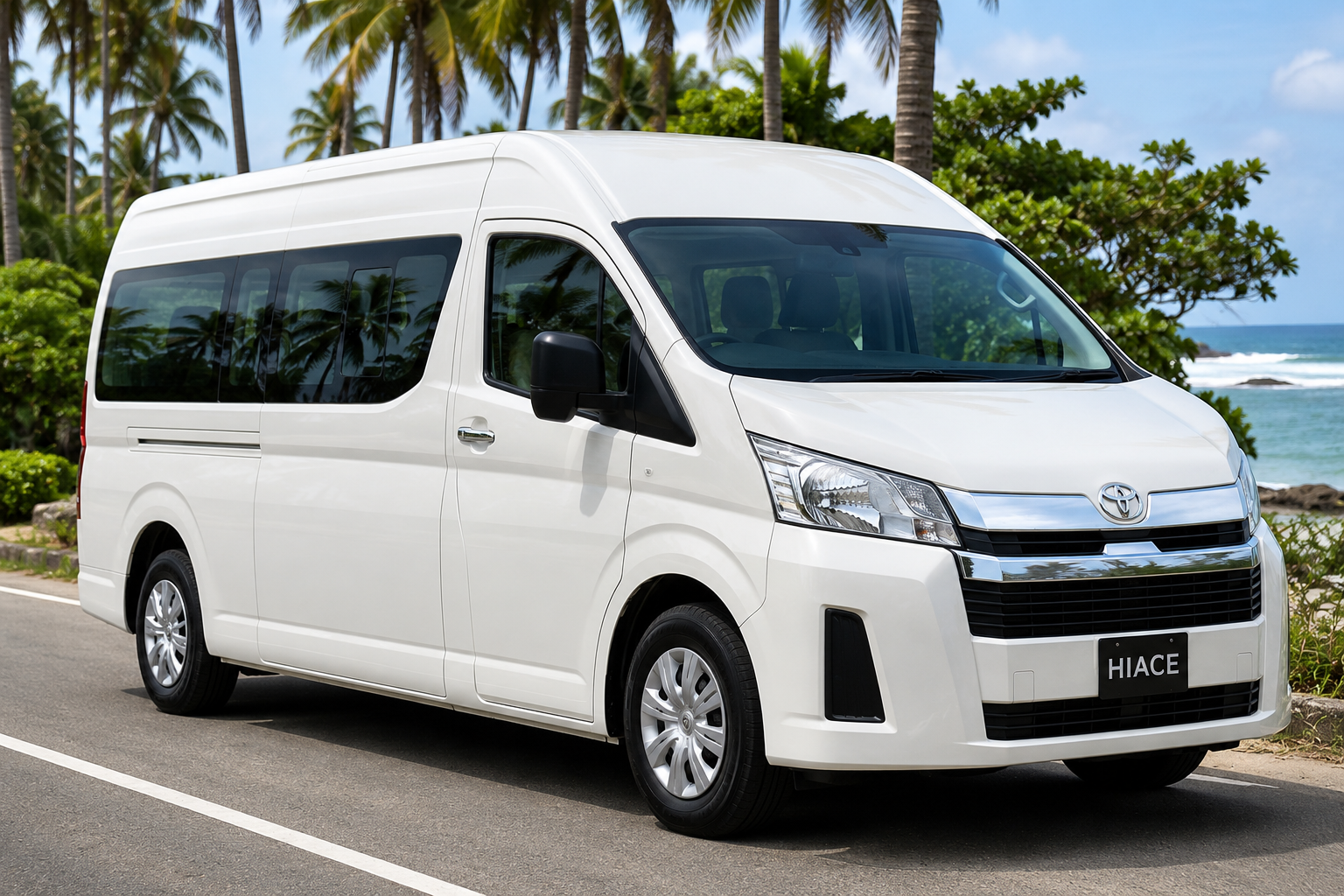 Toyota Hiace — private 4–14 passengers vehicle for Sri Lanka tours